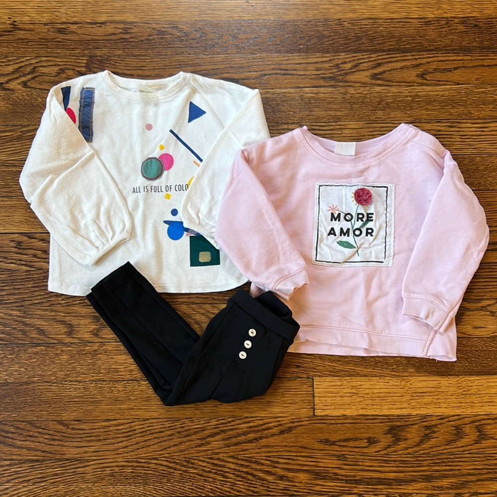 Zara Baby Girls Top Bundle Size 2/3